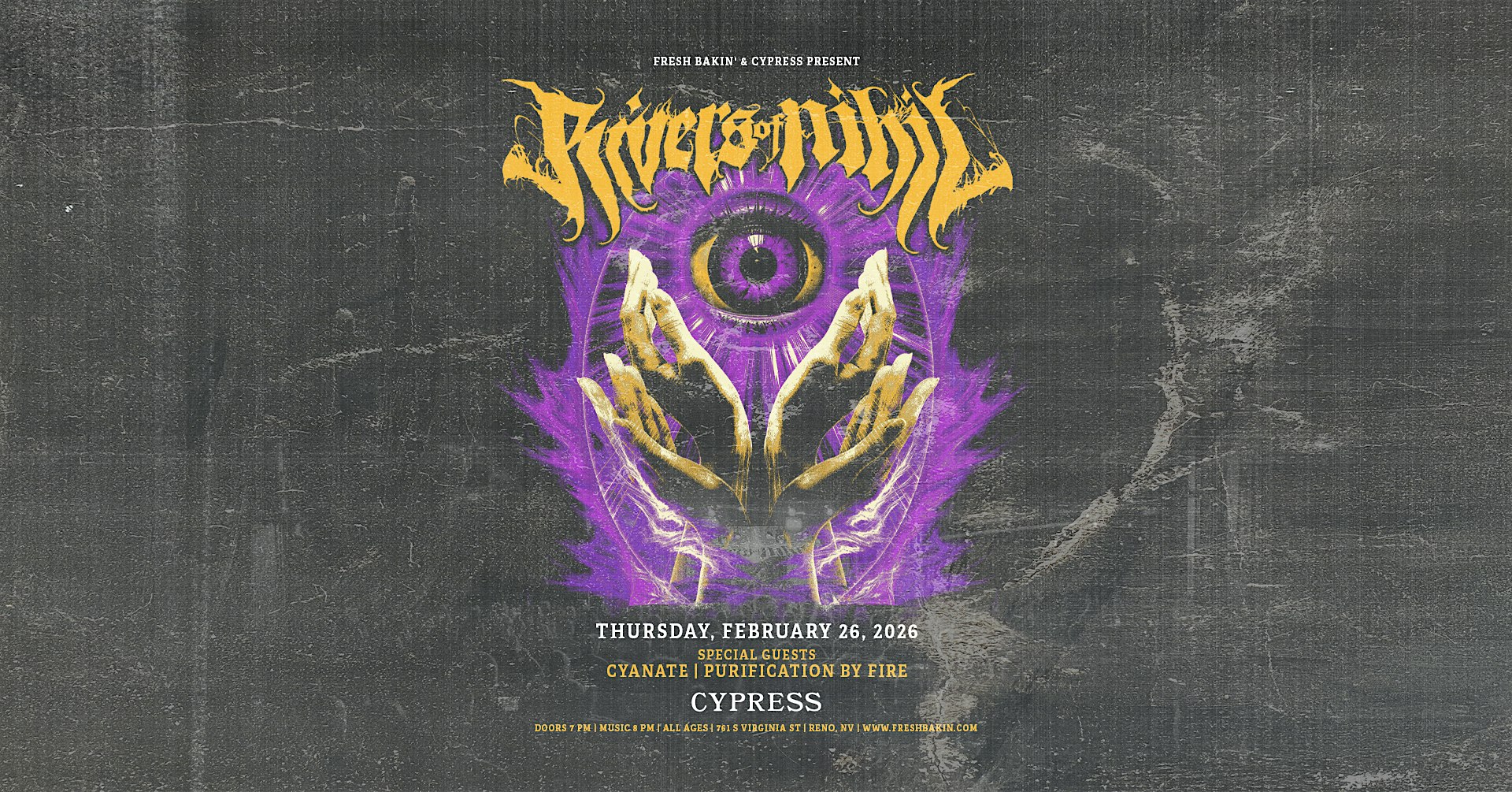Rivers of Nihil, Cyanate, Purification By Fire at Cypress