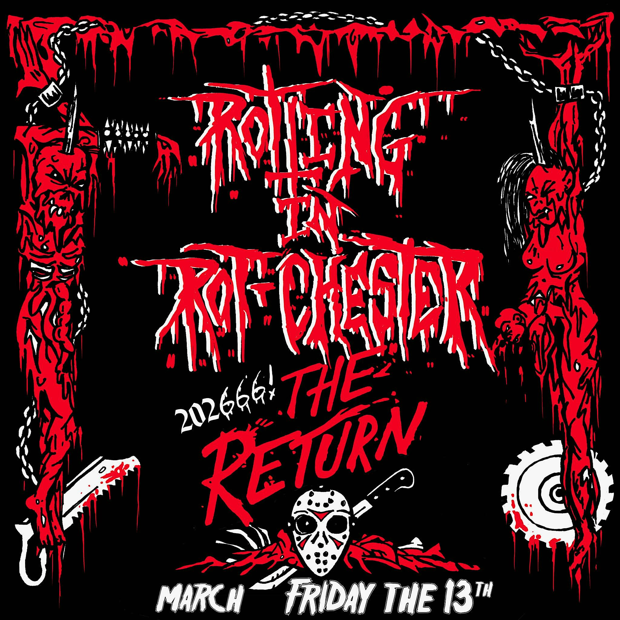 ROTTING IN ROT-CHESTER - Feat: MORTICIAN, SPITER, & more!