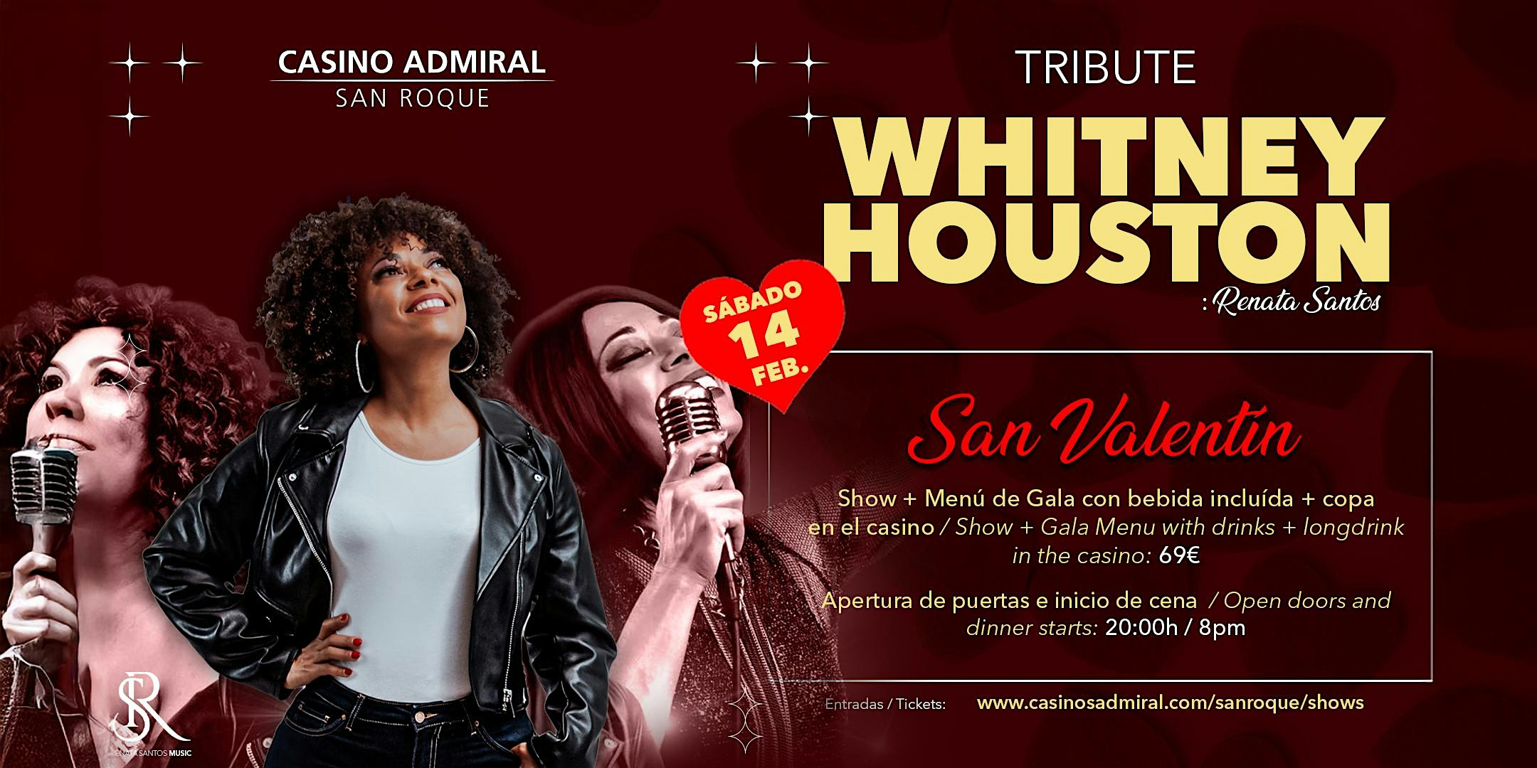 San Valentín | Gala Menu + Whitney Houston Tribute Show