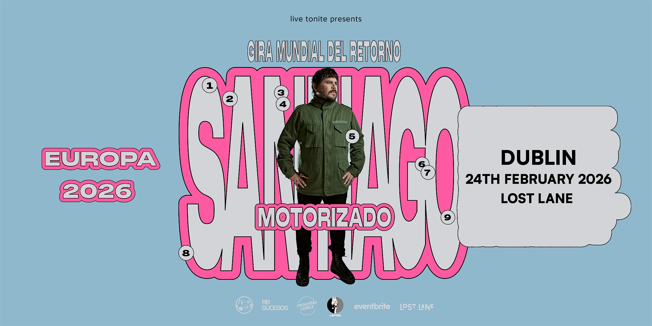 Santiago Motorizado live in Dublin