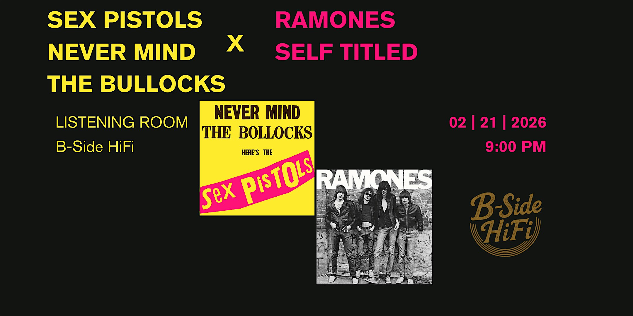 Sex Pistols - Never Mind the Bollocks & Ramones - Ramones