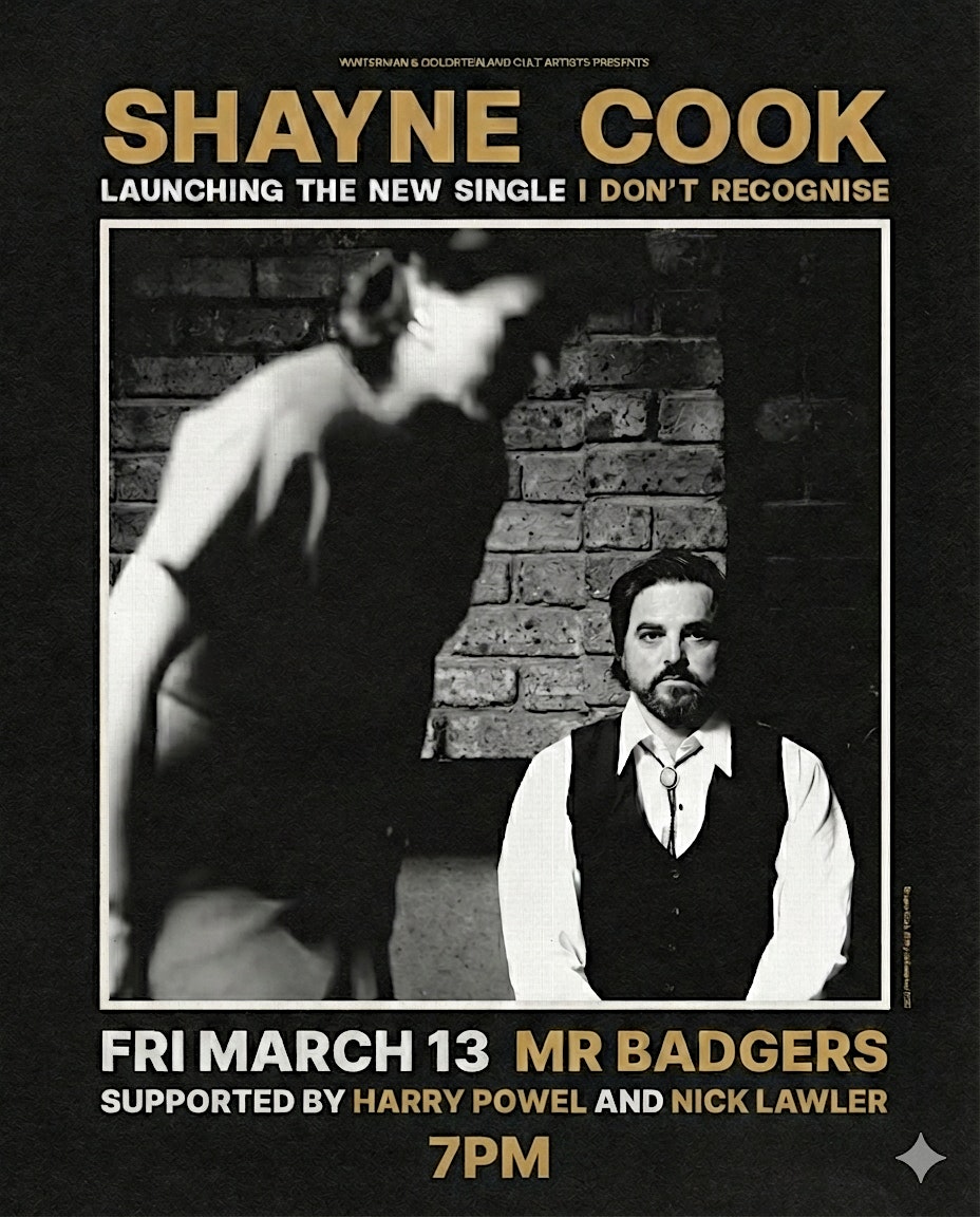 Shayne Cook - Single Launch - I Don't Recognise