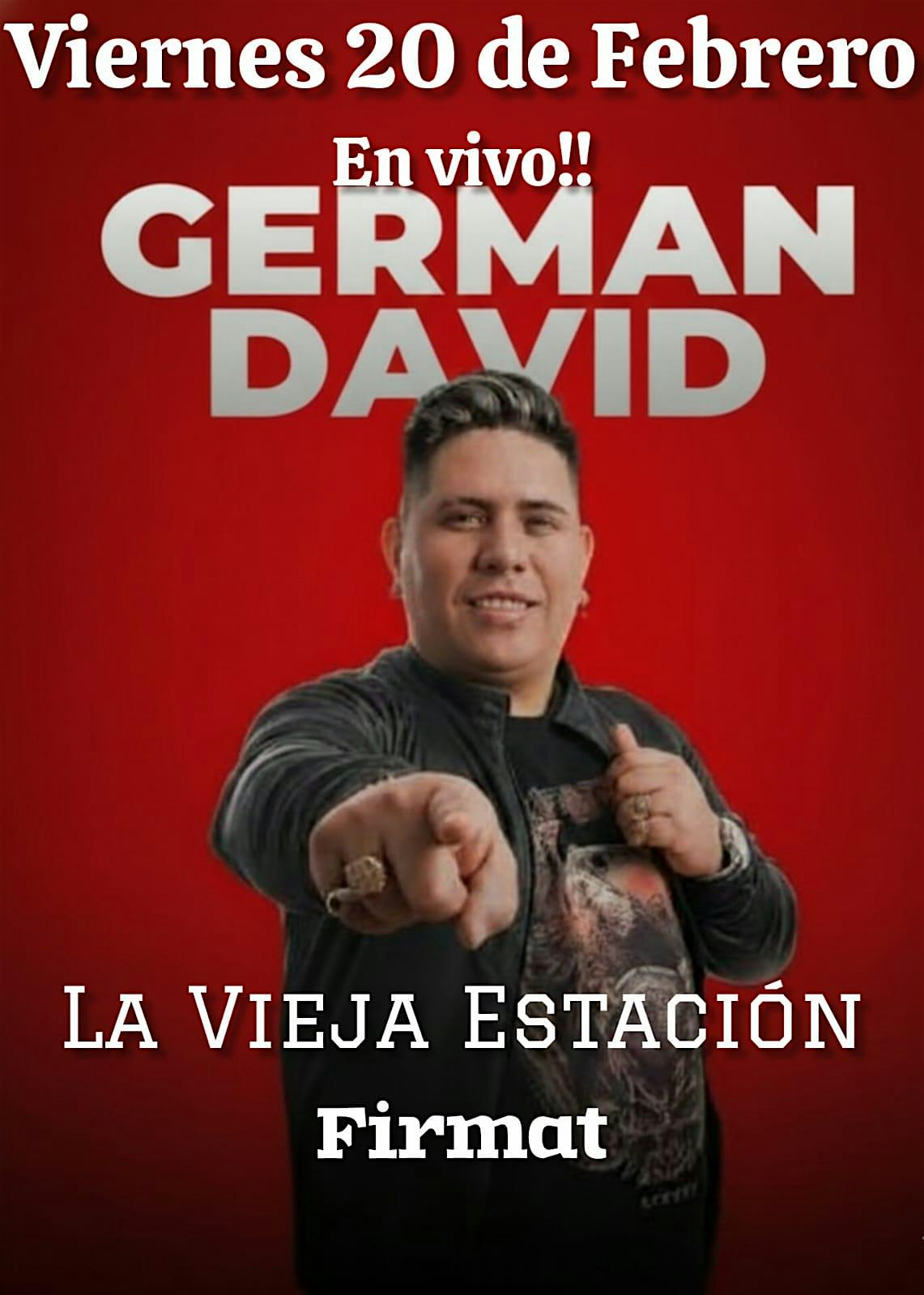 Show en vivo GERMAN DAVID