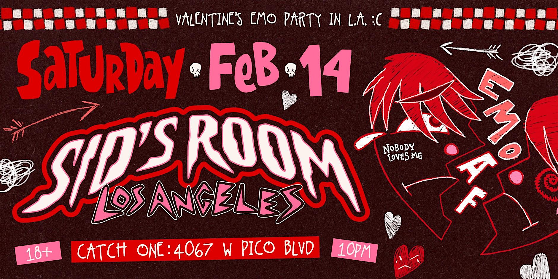 SID'S ROOM: EMO NIGHT @ CATCH ONE LOS ANGELES