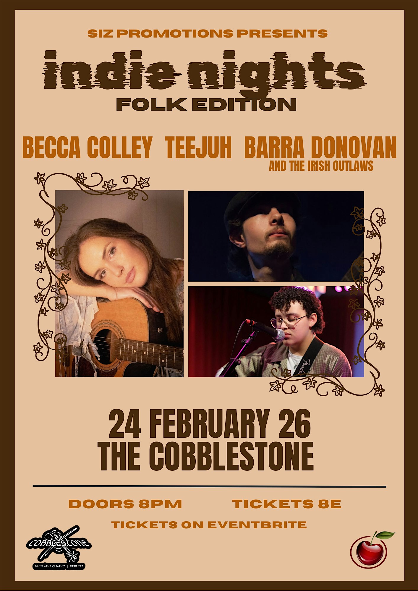 Siz Promotions Presents indie nights (folk edition)
