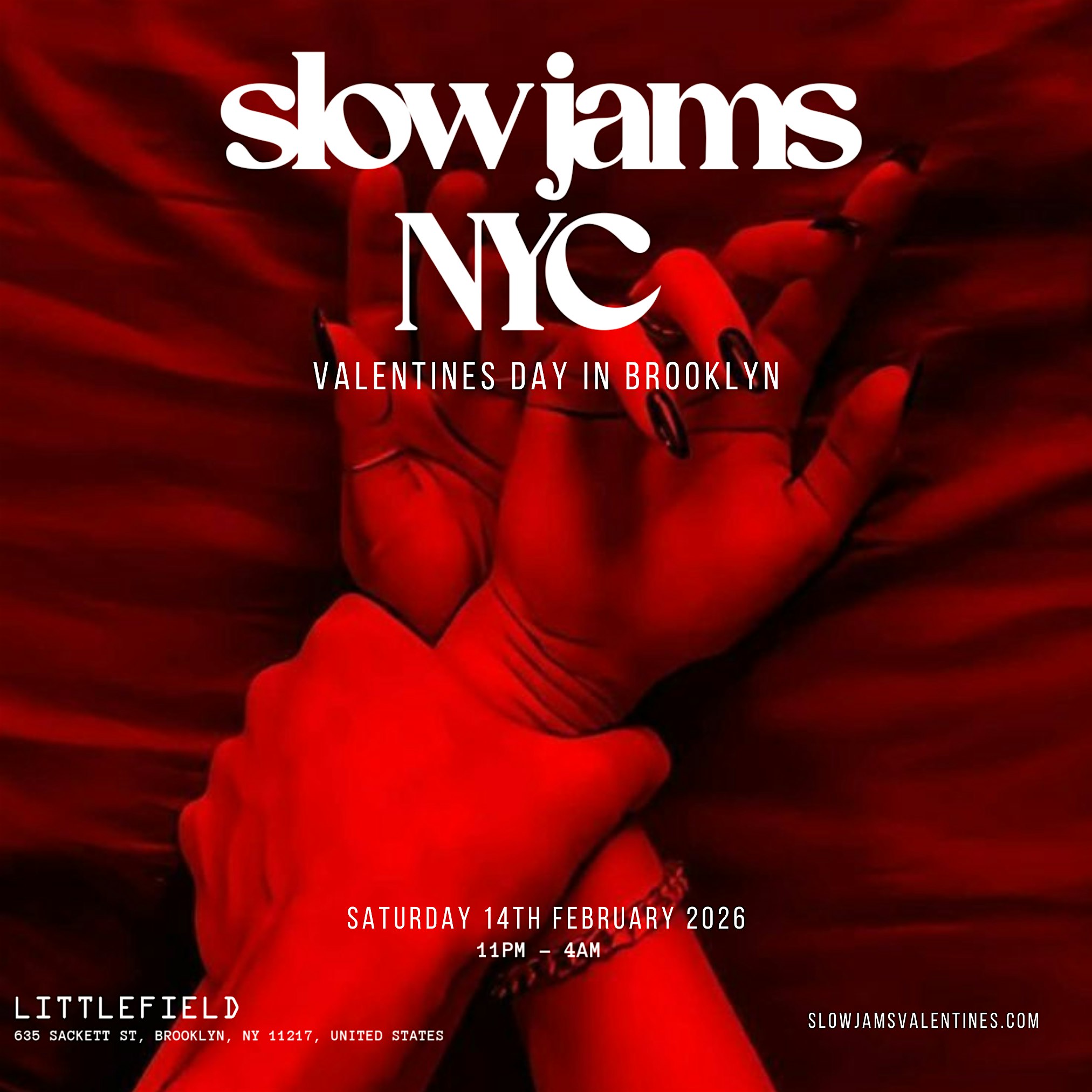 SLOW JAMS NYC - Valentines Party in Brooklyn (100% Slow Jams & RnB)