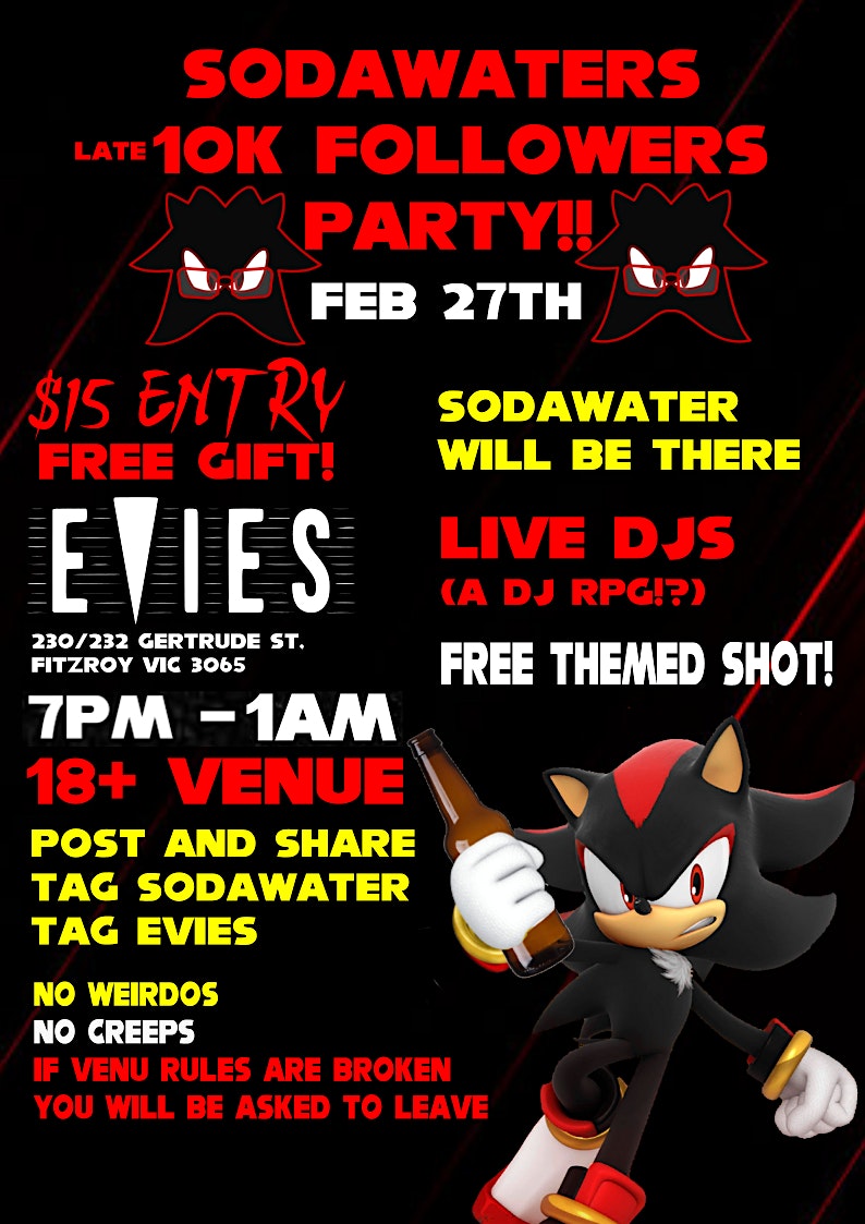 SODAWATERS 10K FOLLOWERS PARTY