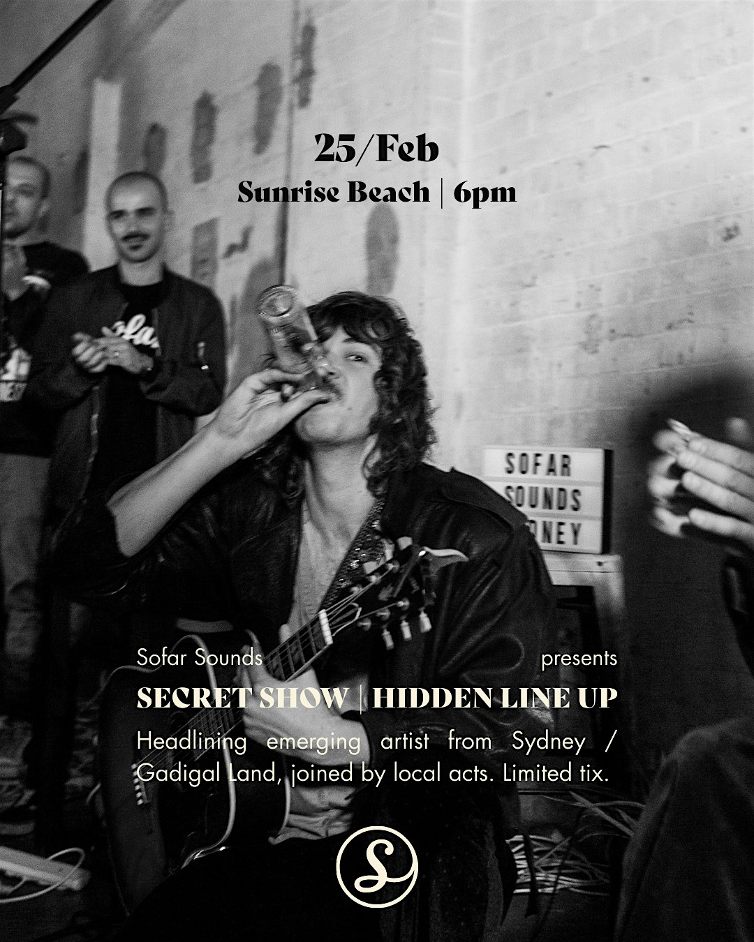 Sofar Sounds from Gadigal/Sydney: a secret guest