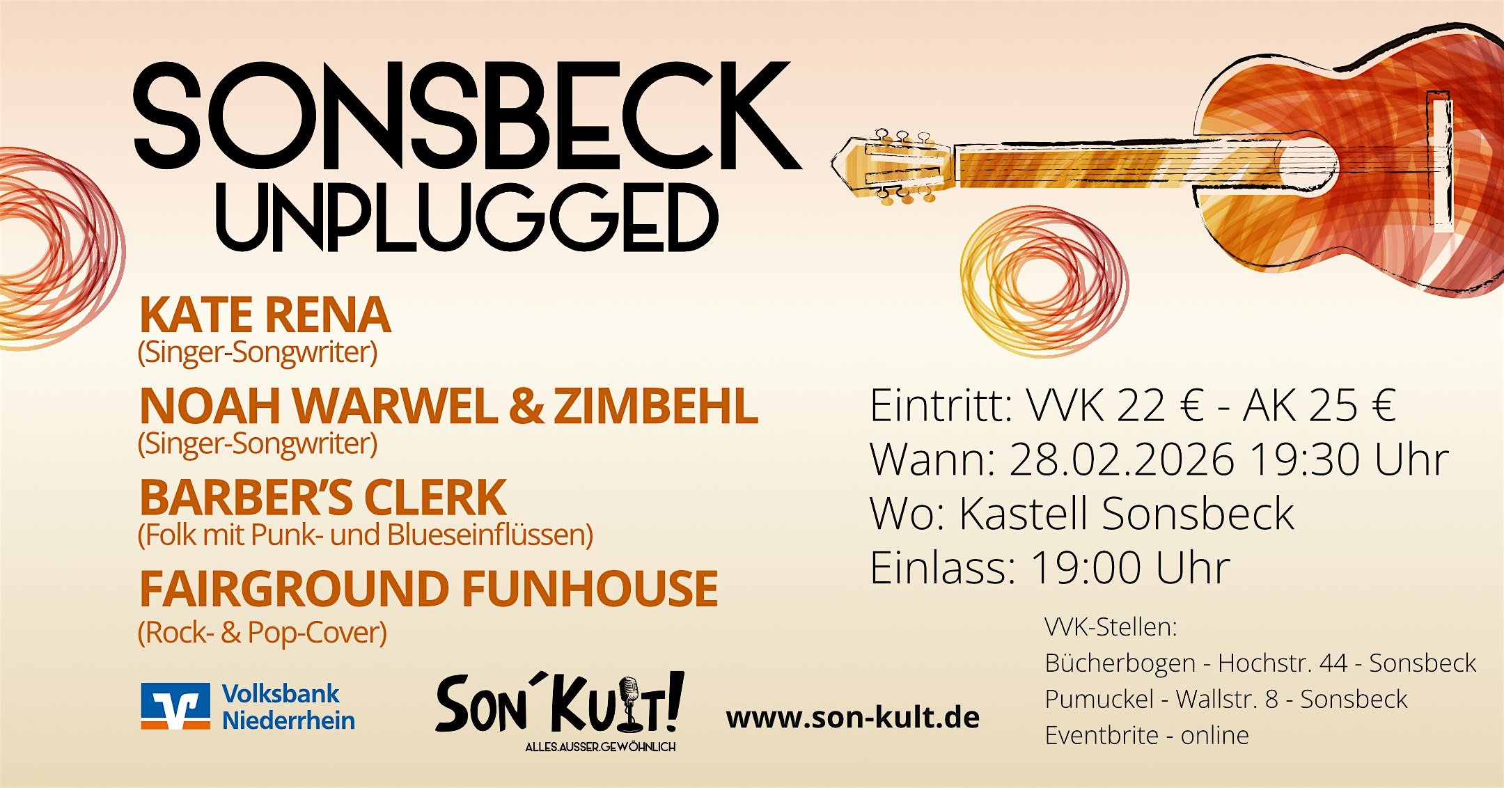 Sonsbeck Unplugged 2026 - Jubiläumsedition