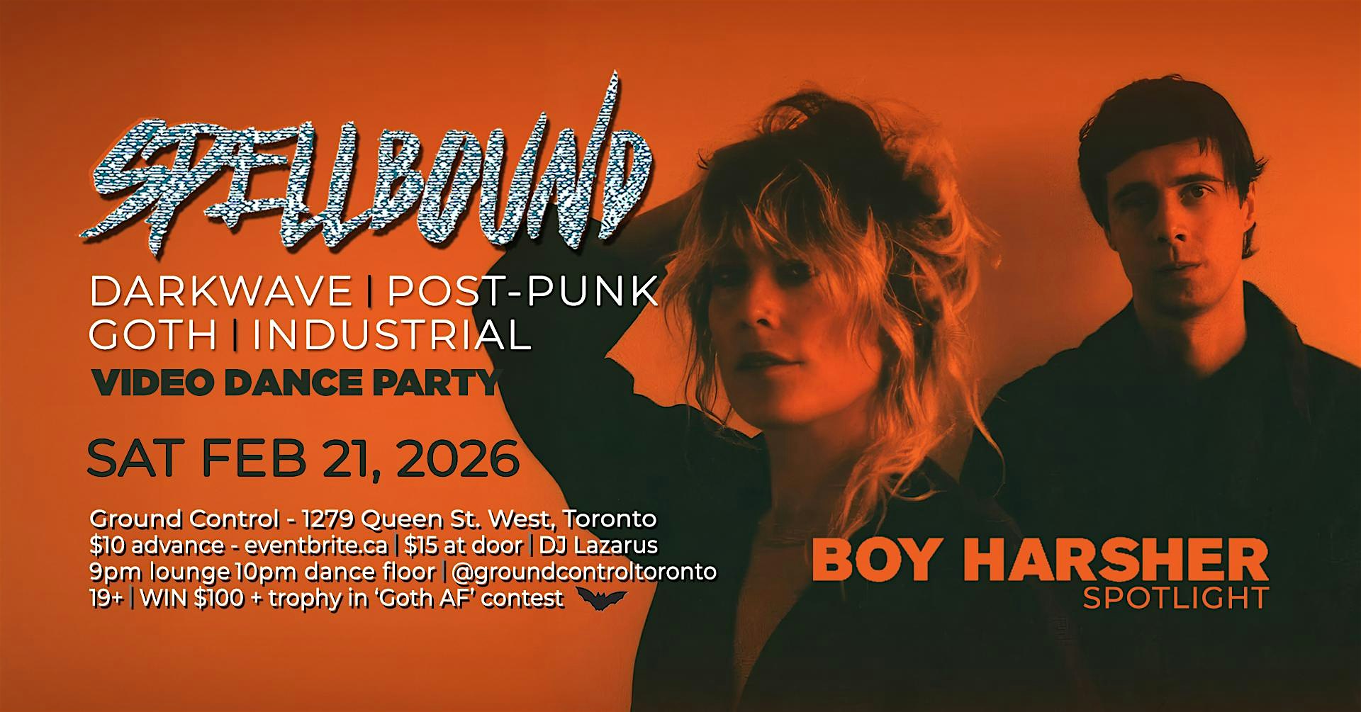 SPELLBOUND: Goth Darkwave Video Dance Party w/ Boy Harsher Spotlight