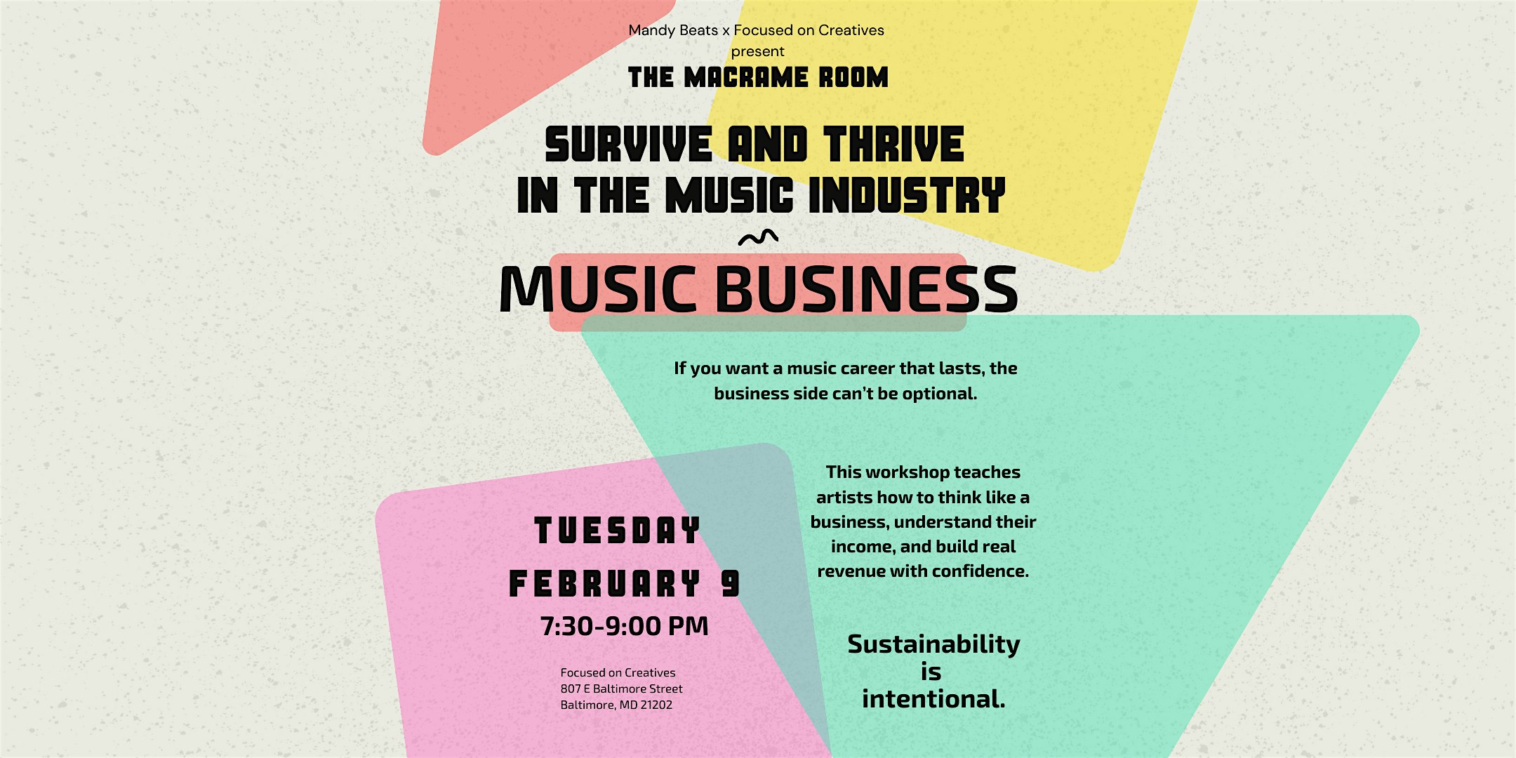 Survive and Thrive in the Music Industry: Music Business