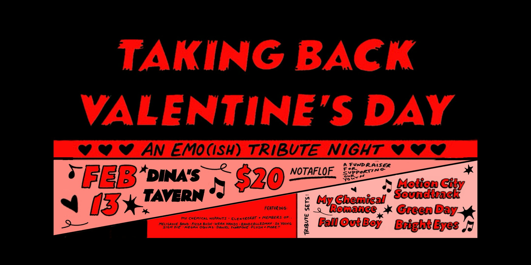 Taking Back Valentine's Day: An Emo(ish) Tribute Night