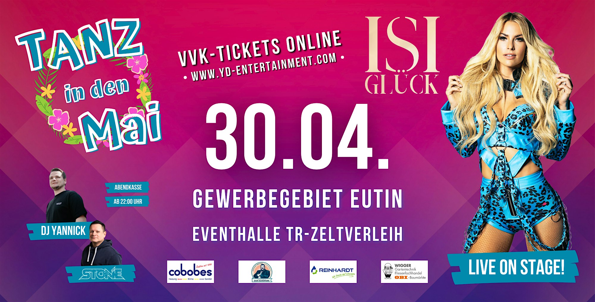 TANZ IN DEN MAI mit ISI GLÜCK live