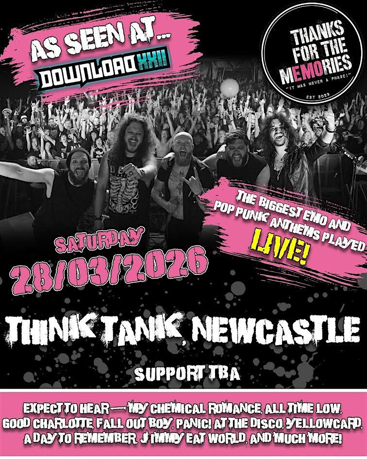 Thanks for the Memories  LIVE BAND,  EMO ANTHEMS