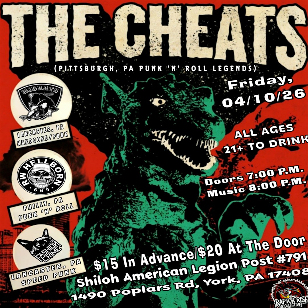The Cheats, Mid Rats, RW Hellborn, Fashion Crime