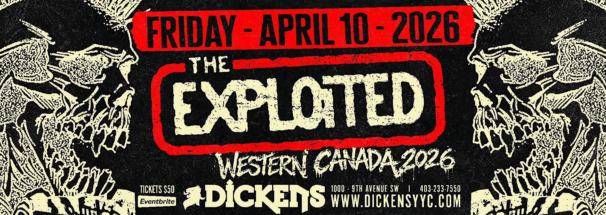 The Exploited w/ Bootlicker, The Motherfu#@ers, Glitter Glue