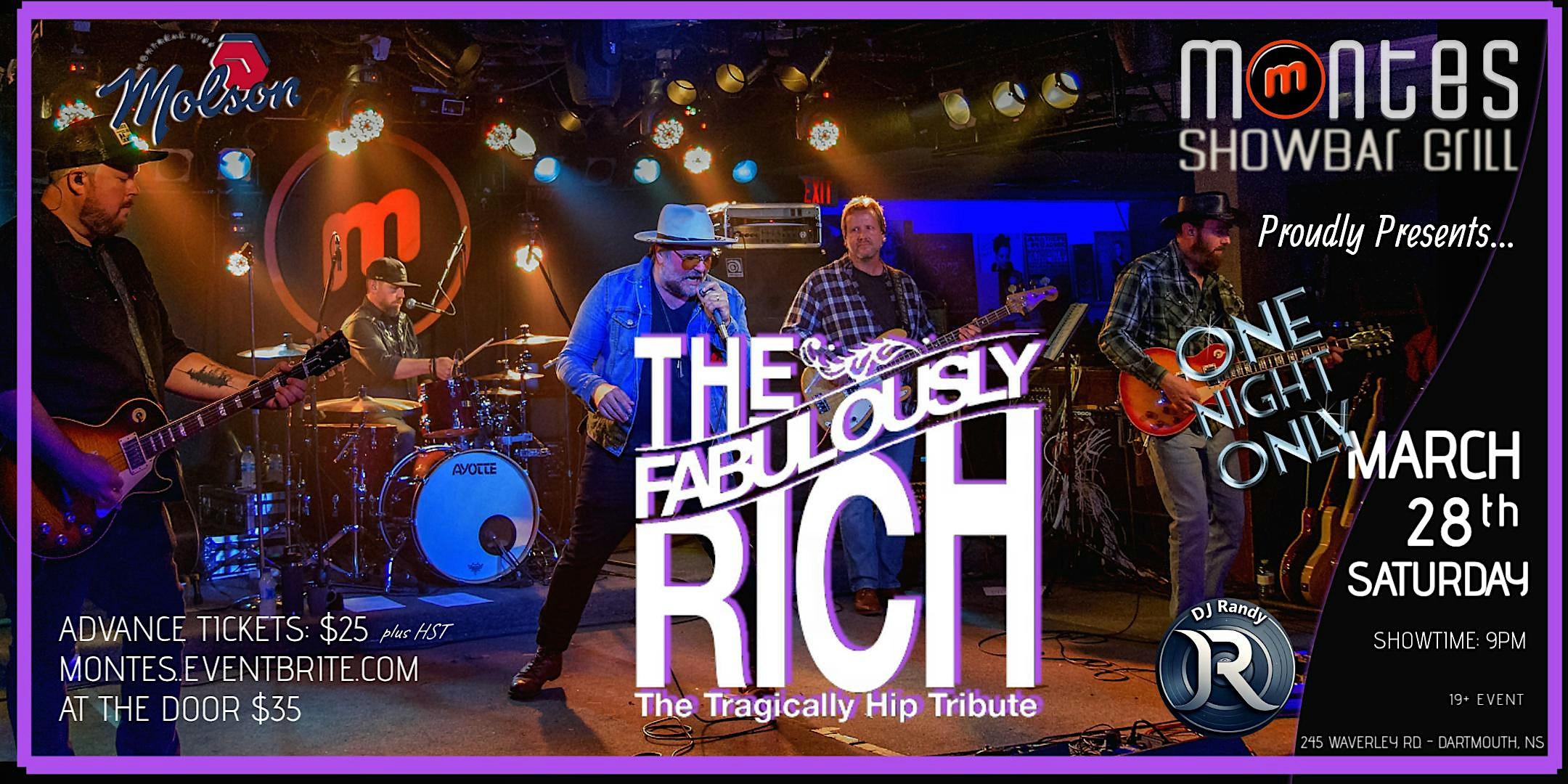 The Fabulously Rich - A Tribute to The Tragically Hip