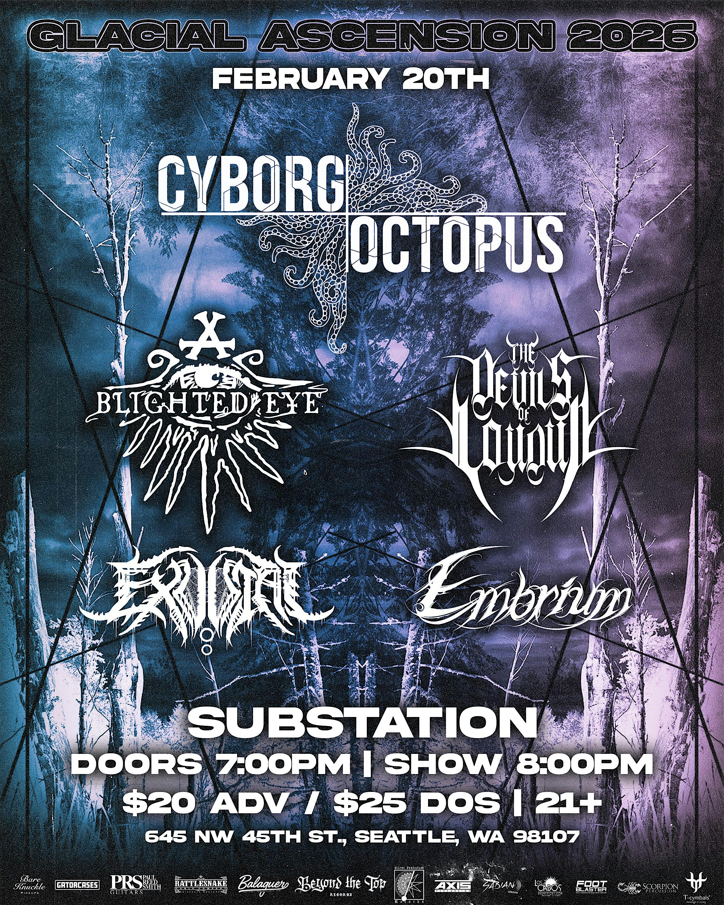 The Glacial Ascension Tour w/Cyborg Octopus
