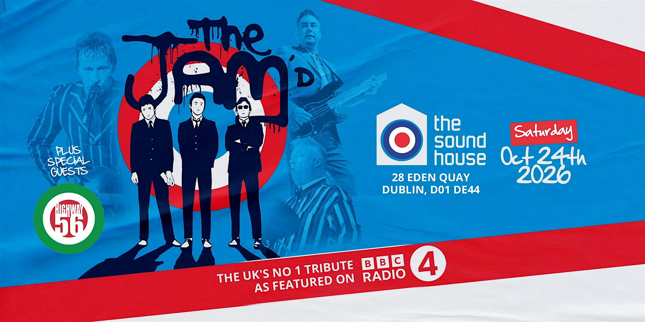 The Jam'd – UK's No.1 Tribute to The Jam, Dublin