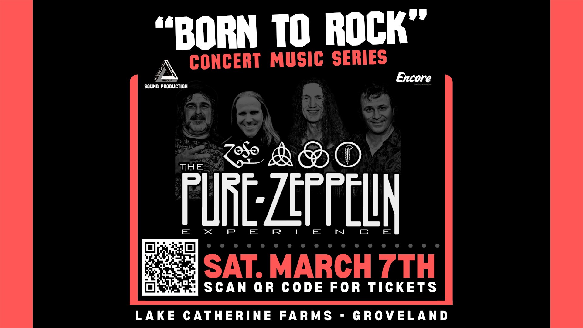 The Pure Zeppelin Experience - “BORN TO ROCK” Concert Music Series