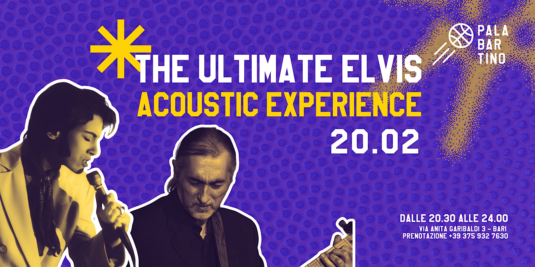 The Ultimate Elvis Acoustic Experience – 20 Febbraio | Palabartino Bari