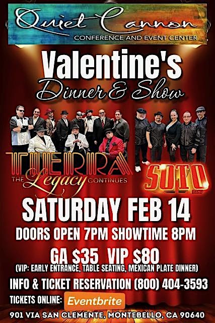 Tierra Legacy and Soto  - Valentines Day Dance and Concert