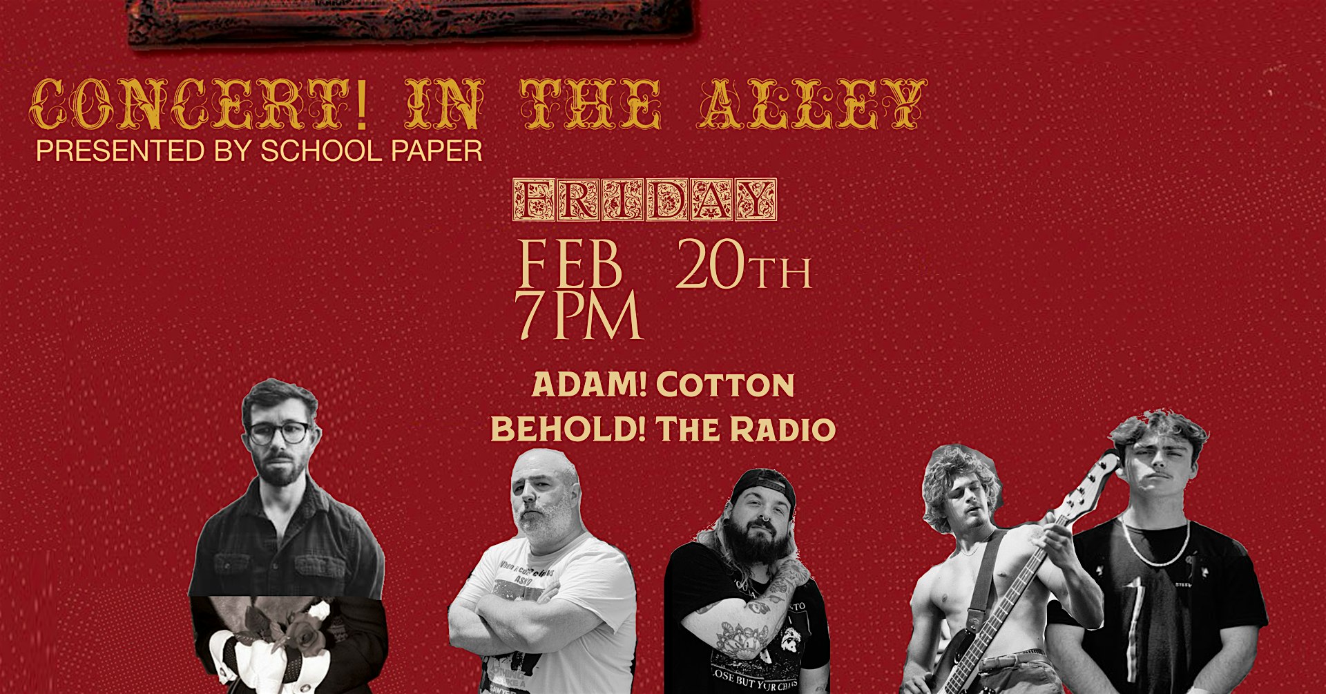Tiny Alley Concert: Adam Cotten & Behold! The Radio.