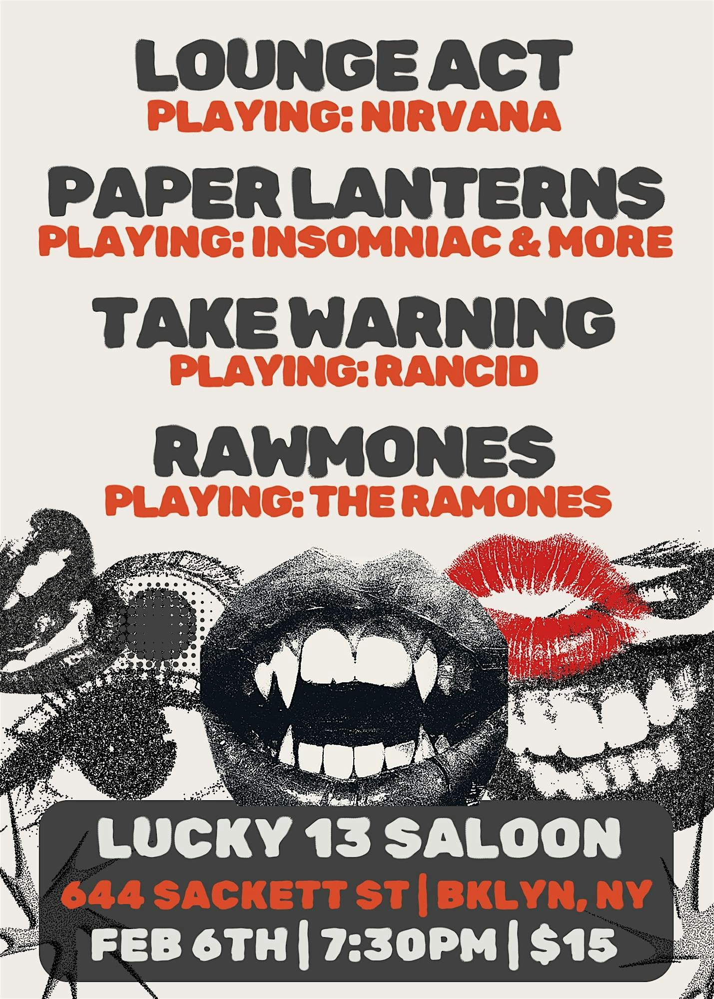 Tribute Show at Lucky 13!