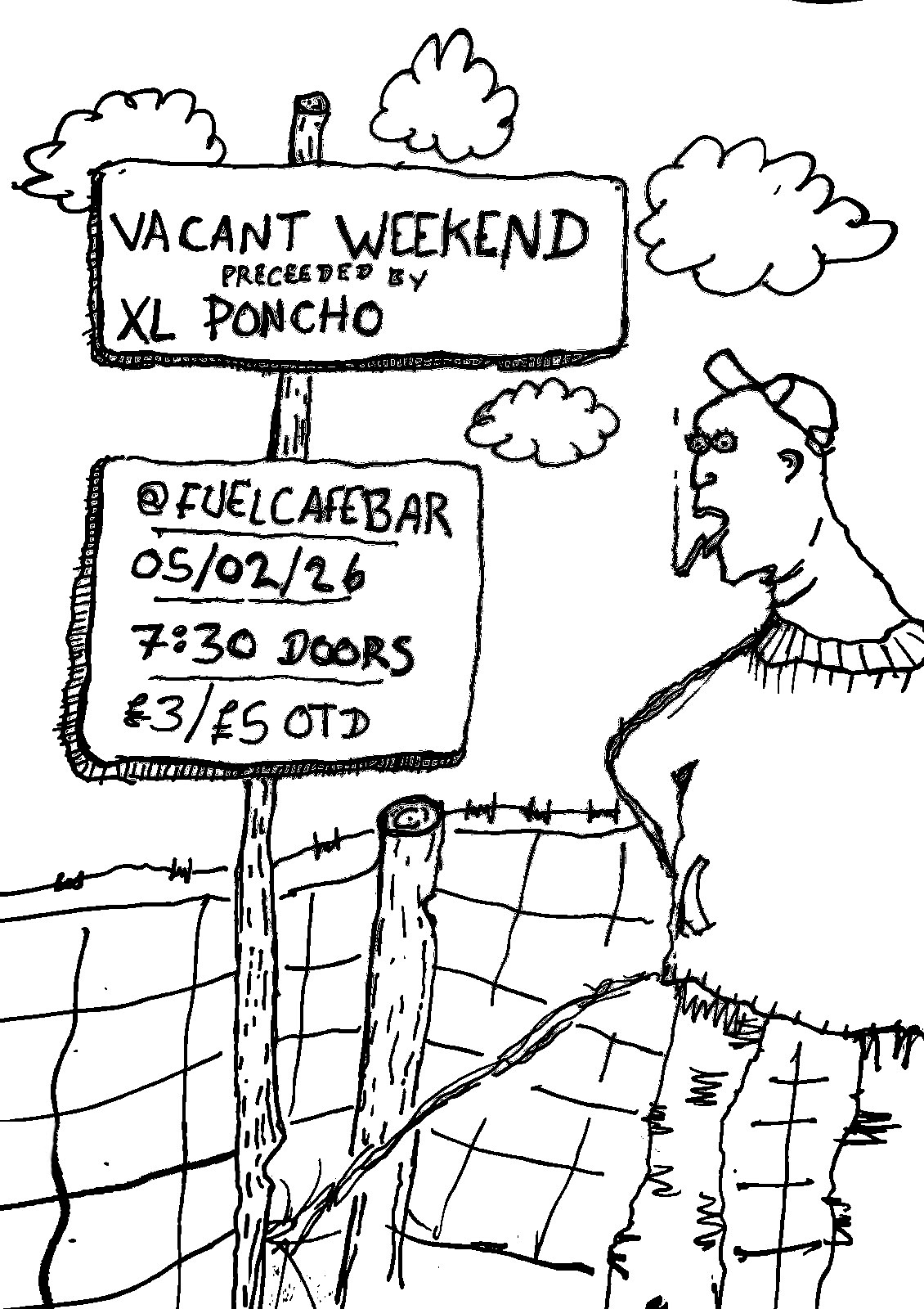 Vacant Weekend / XL PONCHO