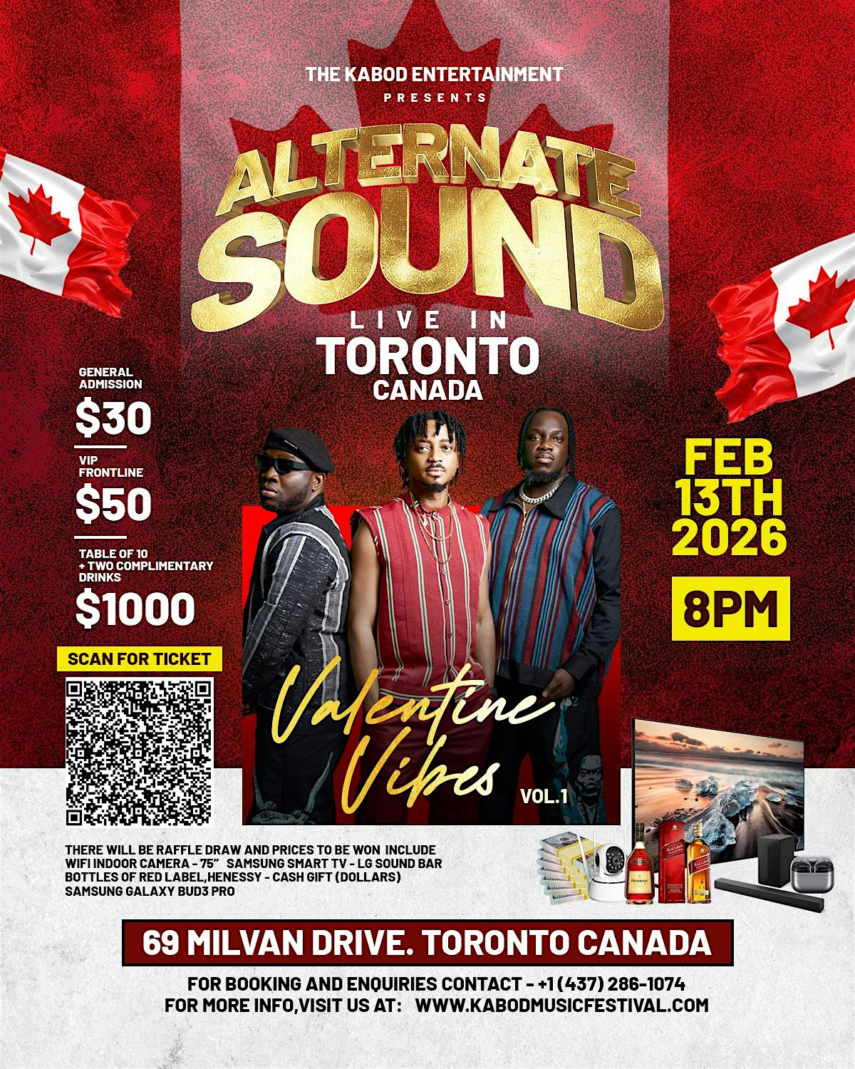 Valentine Vibes 2026 Featuring Alternate Sound Live in Toronto Canada