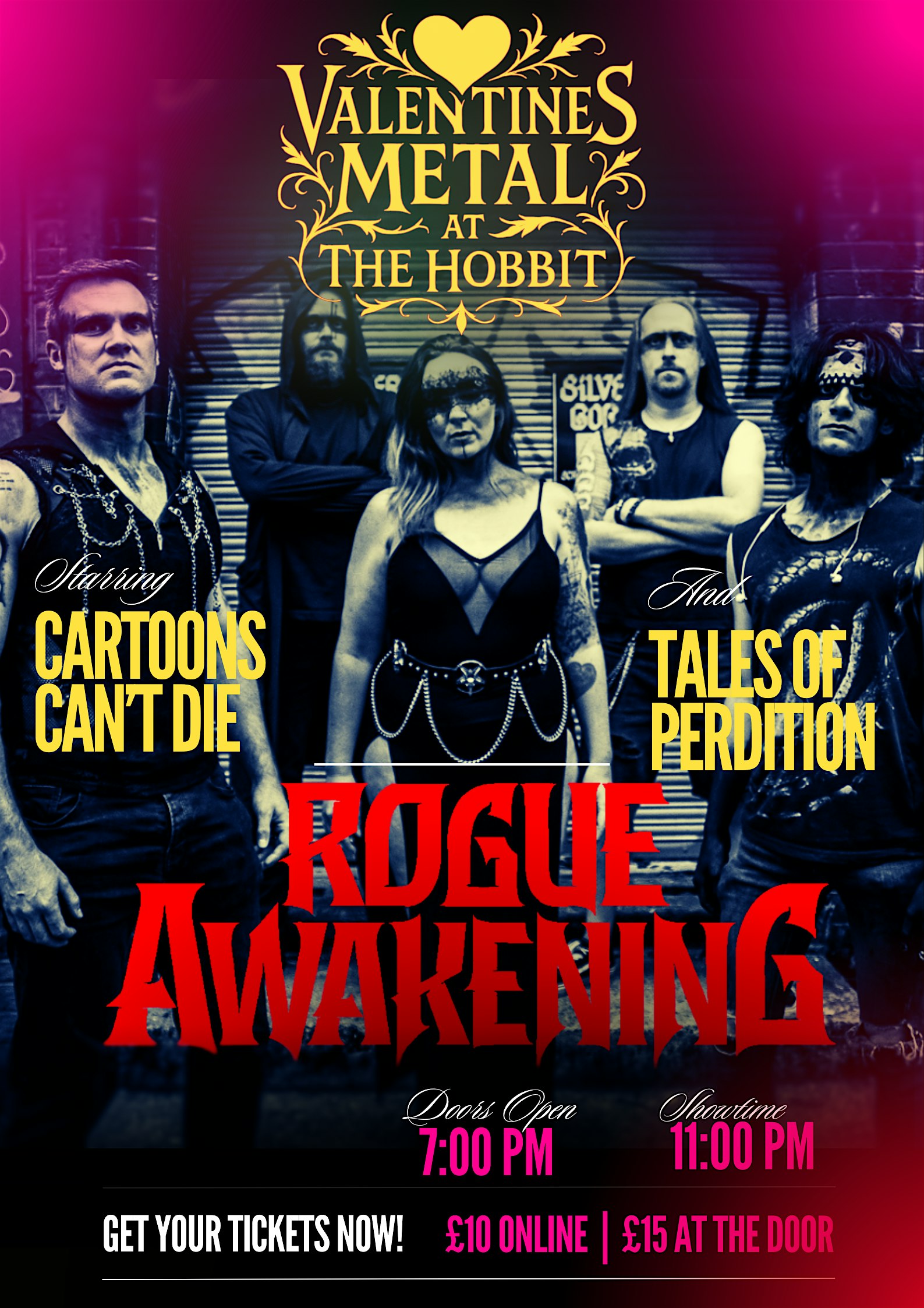 Valentines Gig at The Hobbit with Rogue Awakening