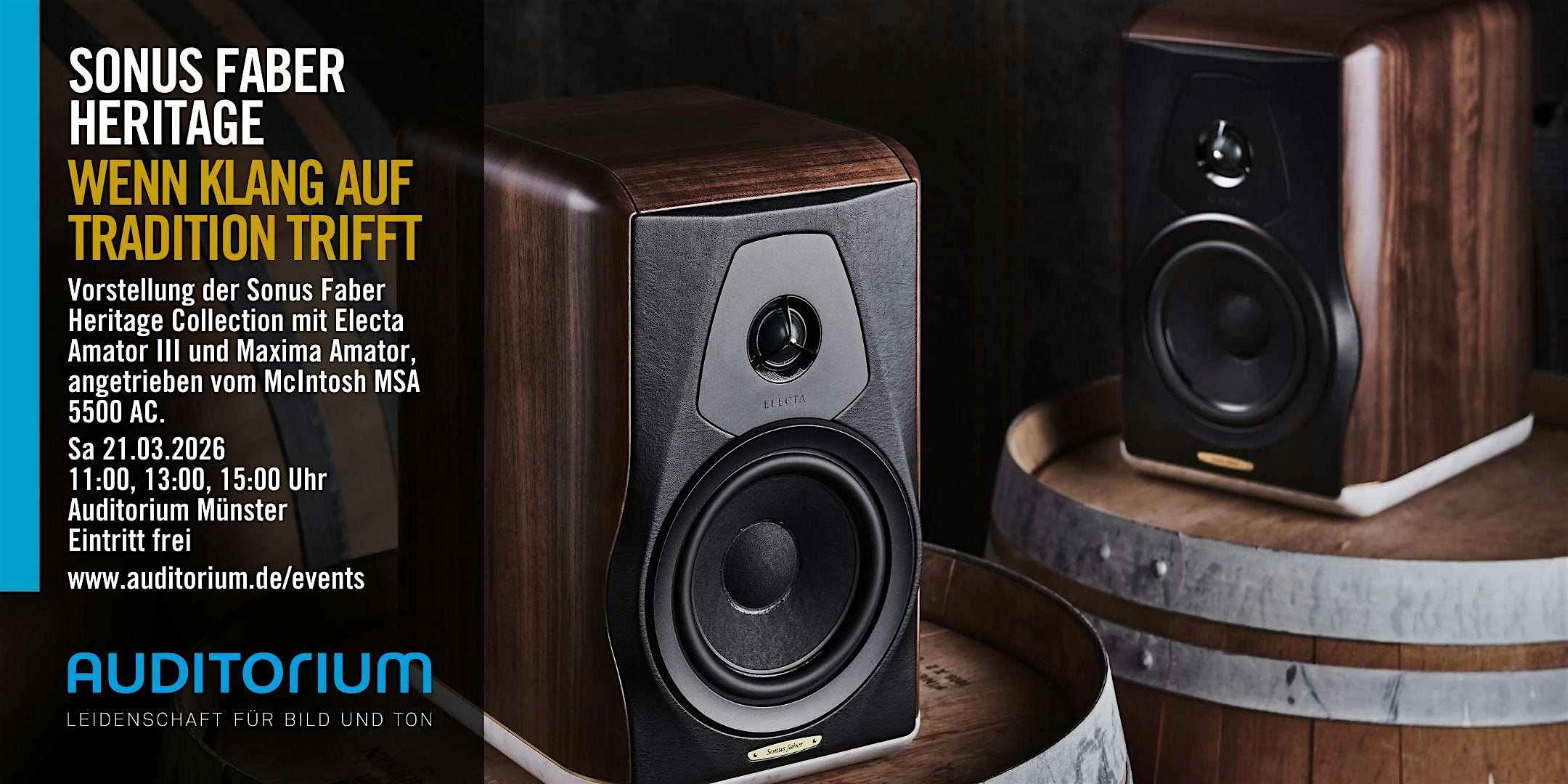 Wenn Klang auf Tradition trifft: Sonus Faber Heritage
