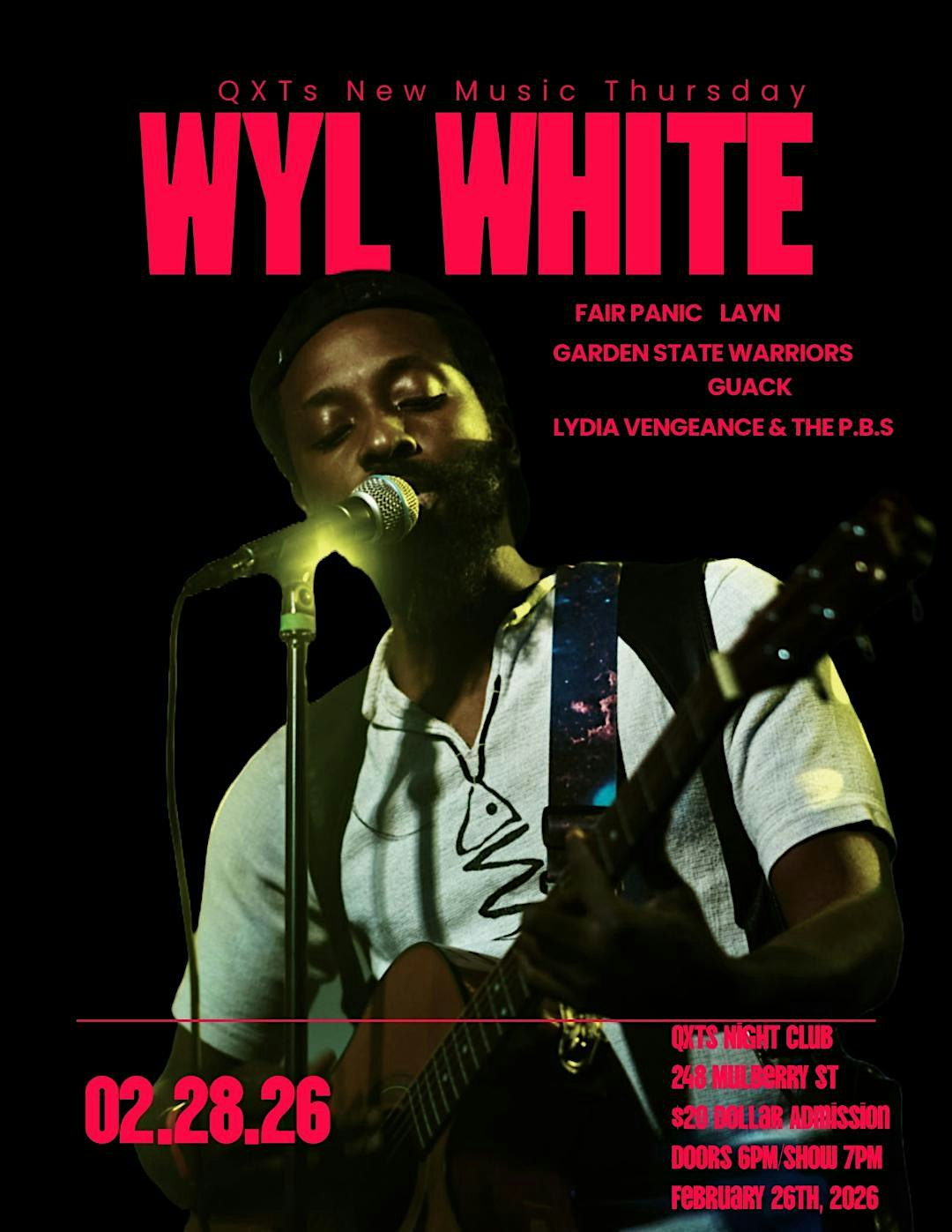 WYL WHITE's new Music w/ FAIR PANIC and much more